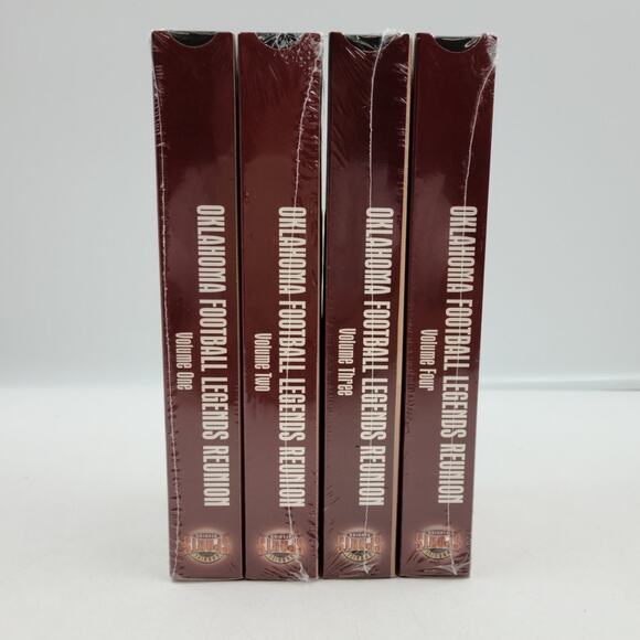 Oklahoma Sooners Football Legends Reunion 4 Tape Set on VHS NEW SEALED - Picture 2 of 5